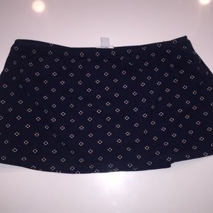 Nautica navy nautical swim skirt 6 Bottoms brief
